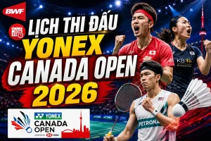 Lịch thi dau Yonex Canada Open 2026 - Cau Long TV