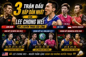 Ba tran thang hay nhat cua Lee chong wei